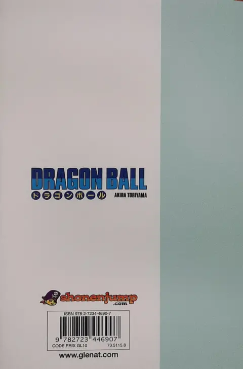 Verso de l'album Dragon Ball Édition originale Tome 9 En cas de problème, allez voir Baba La Voyante