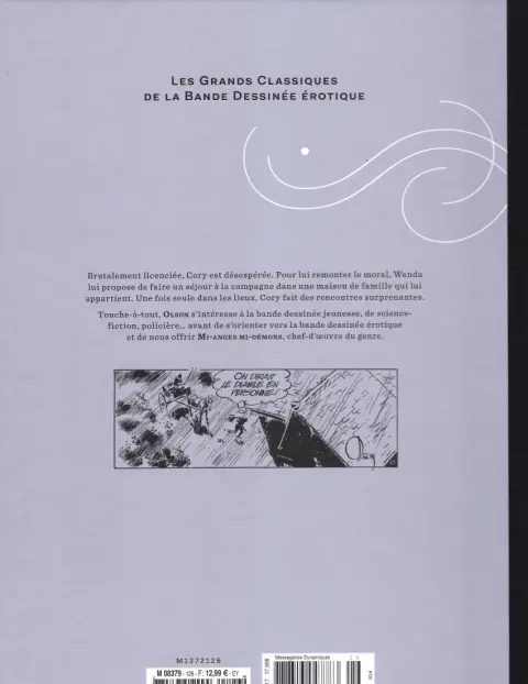 Verso de l'album Les Grands Classiques de la Bande Dessinée Érotique - La Collection Tome 126 Mi-anges mi-démons - tome 3