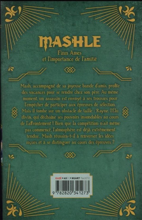 Verso de l'album Mashle 6