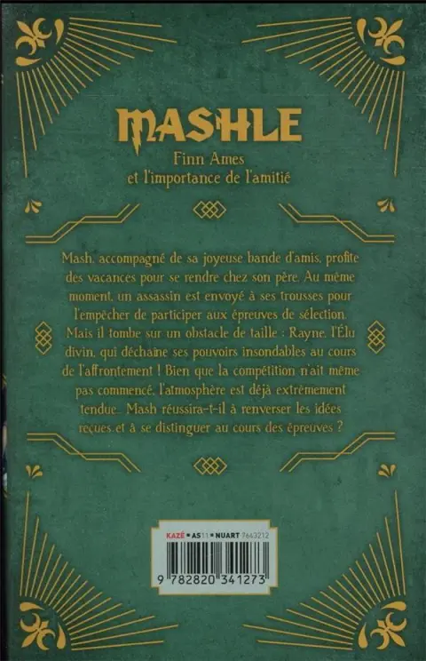 Verso de l'album Mashle 6