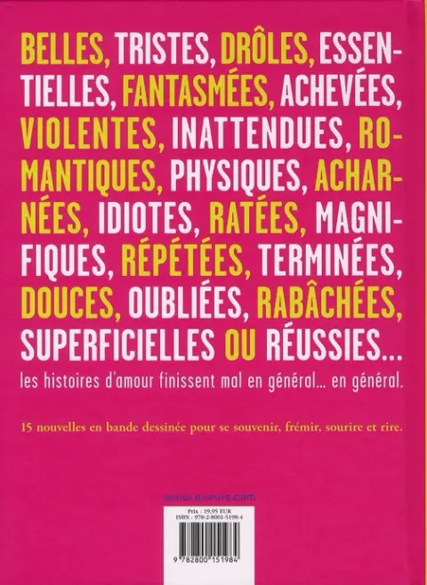 Verso de l'album Comment je me suis fait plaquer... Comment je me suis fait plaquer... et autres histoires d'amours extras et ordinaires