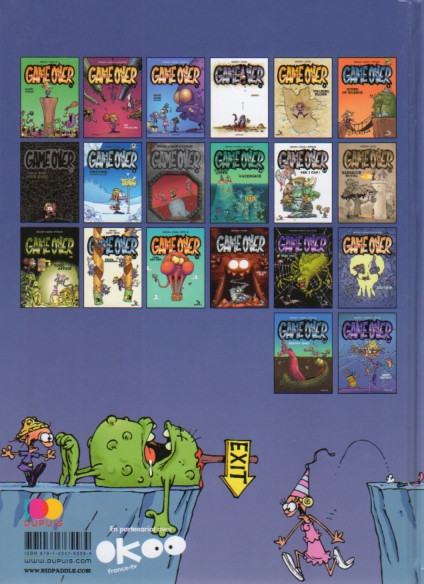 Verso de l'album Game over Tome 18 Bad cave