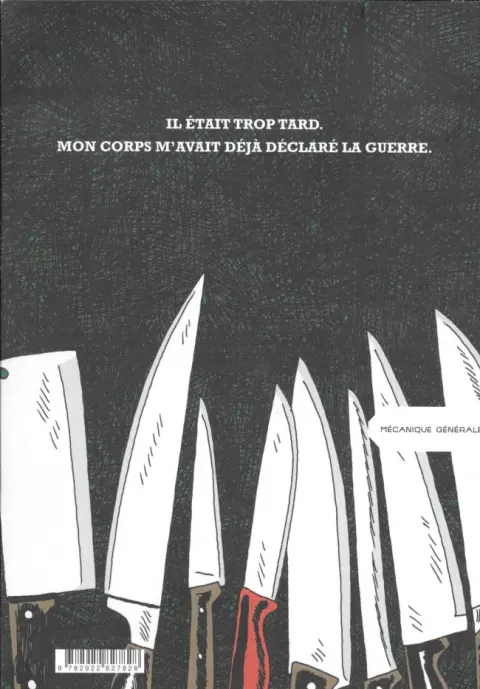 Verso de l'album Le Couperet