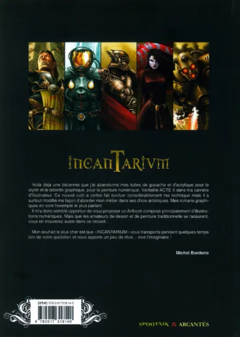 Verso de l'album Incantarium