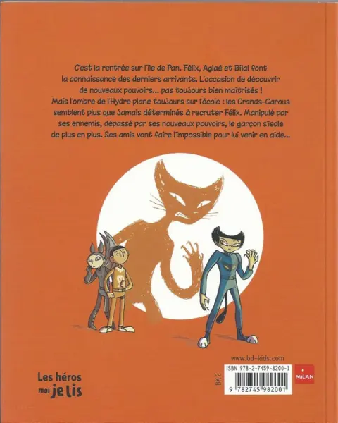 Verso de l'album L'École de Pan Tome 3 Gare au garou !