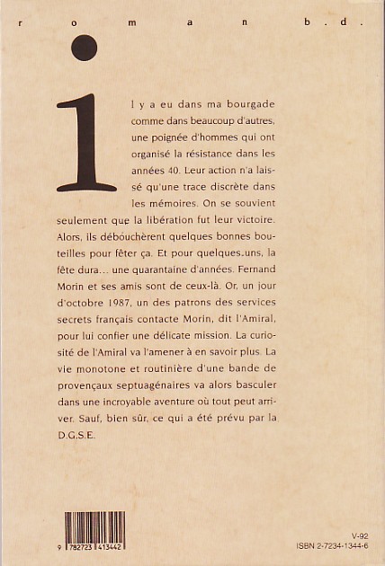Verso de l'album Le Filet de Saint-Pierre