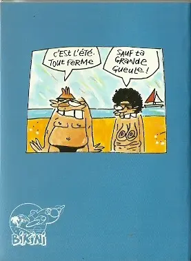 Verso de l'album Gros congé
