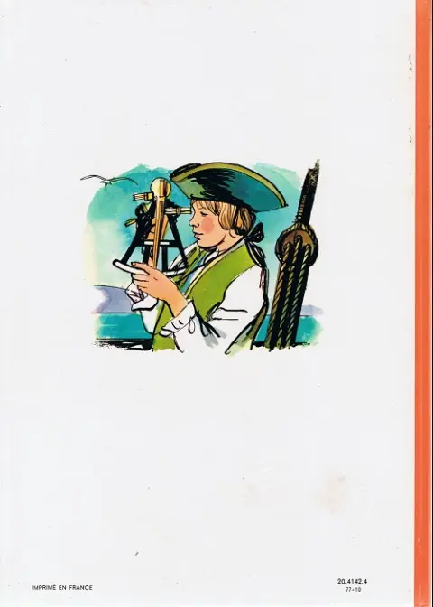 Verso de l'album L'Île au trésor