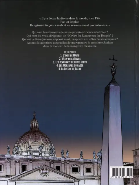Verso de l'album Le Janitor Tome 5 La Crèche de Satan