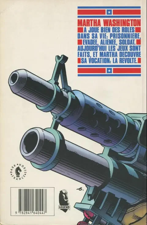 Verso de l'album Martha Washington goes to war