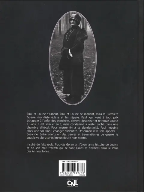 Verso de l'album Mauvais genre