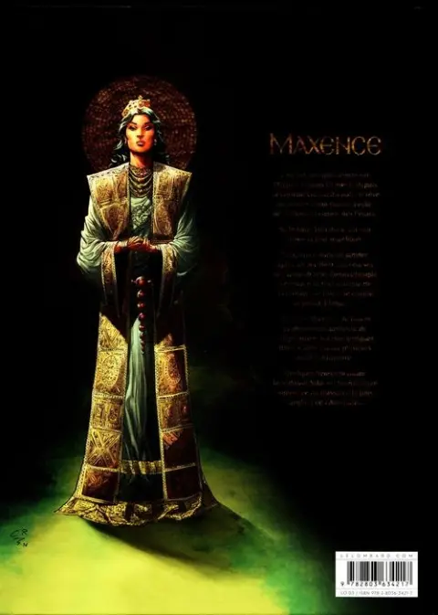 Verso de l'album Maxence Livre 1 La sédition Nika