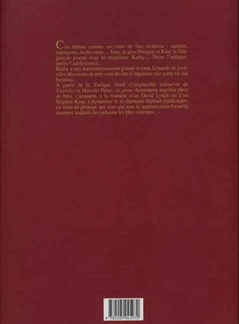 Verso de l'album L'Albinos