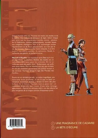Verso de l'album Mycroft Inquisitor Tome 2 La bête d'écume