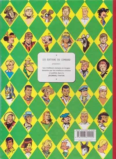 Verso de l'album Les Panthères Le magicien qui n'existait pas