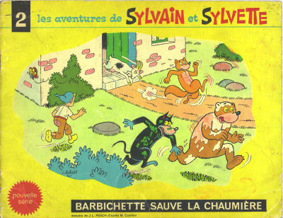 Couverture de l'album Sylvain et Sylvette Tome 2 Barbichette sauve la chaumière