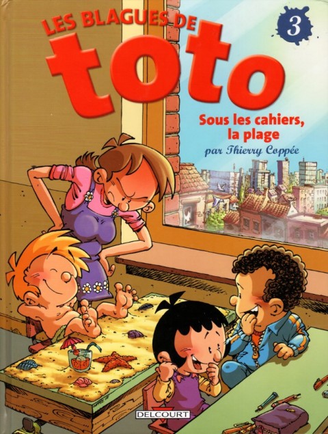 Couverture de l'album Les Blagues de Toto Tome 3 Sous les cahiers, la plage...