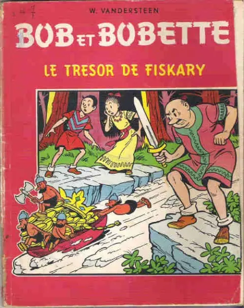 Couverture de l'album Bob et Bobette Tome 7 Le trésor de Fiskary