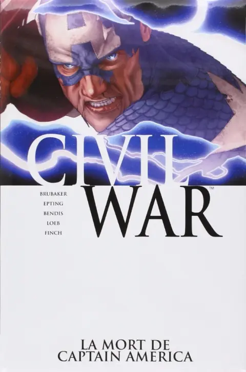 Couverture de l'album Civil War Tome 3 La Mort de Captain America