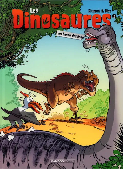 Couverture de l'album Les Dinosaures en BD Tome 3