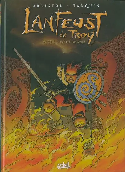 Couverture de l'album Lanfeust de Troy Tome 3 Castel Or-Azur