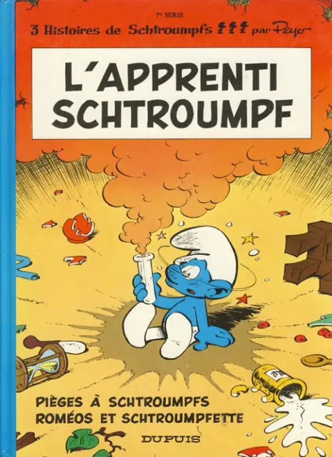 Couverture de l'album Les Schtroumpfs Tome 7 L'apprenti Schtroumpf