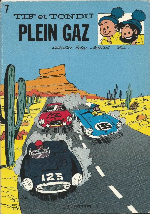 Couverture de l'album Tif et Tondu Tome 7 Plein gaz