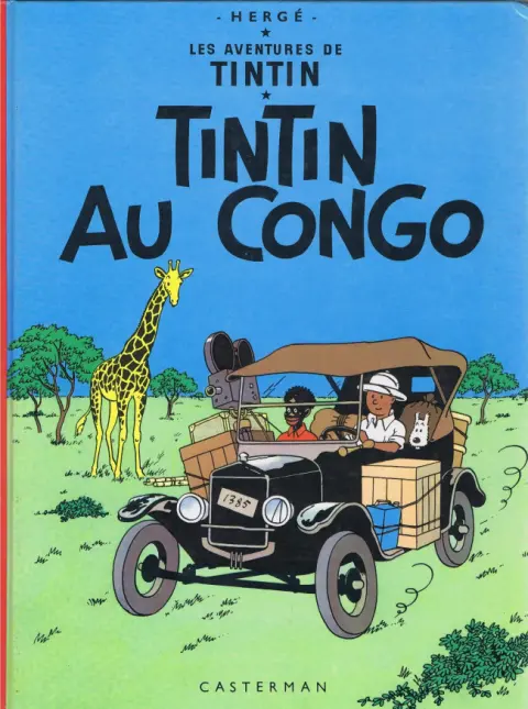 Couverture de l'album Tintin Tome 2 Tintin au Congo
