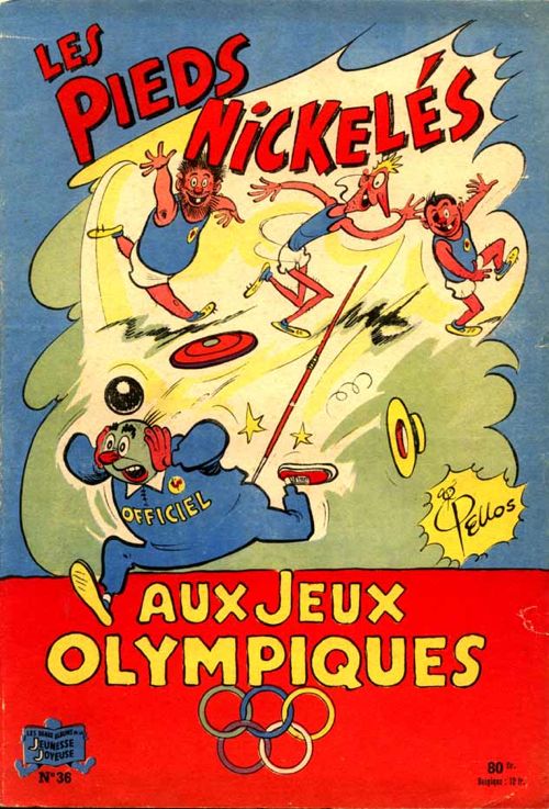 Couverture de l'album Les Pieds Nickelés Tome 36 Les Pieds Nickelés aux Jeux Olympiques