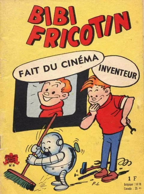 Bibi Fricotin N° 5 Bibi Fricotin fait du cinéma - Bibi Fricotin inventeur