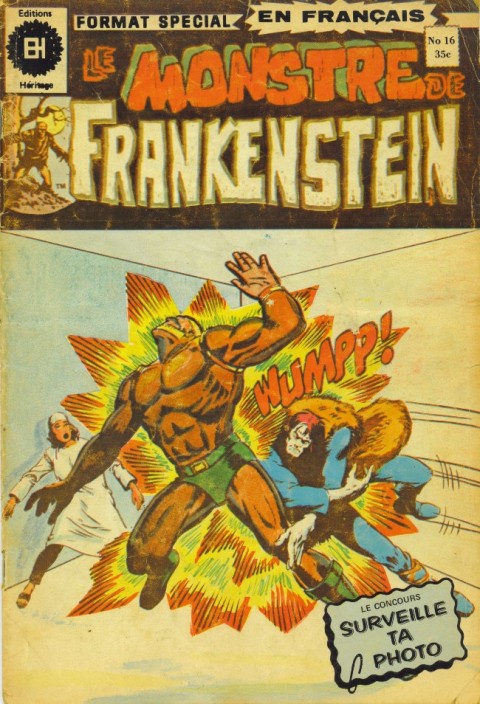 Couverture de l'album Le Monstre de Frankenstein Tome 16 Nom de code: Berserker !