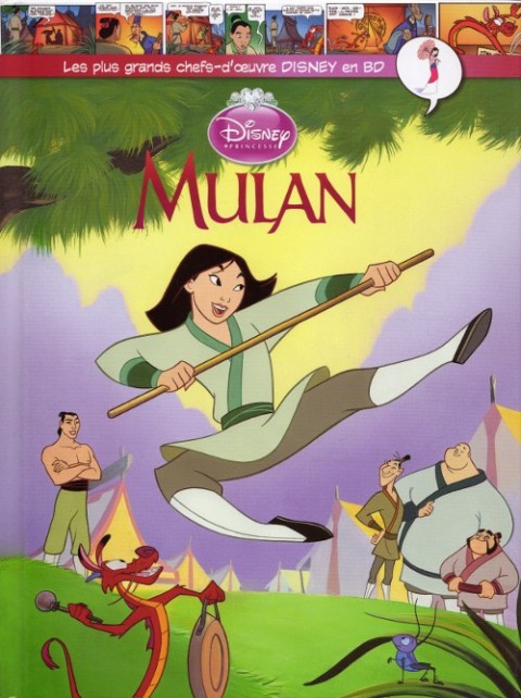 Couverture de l'album Les plus grands chefs-d'œuvre Disney en BD Tome 26 Mulan