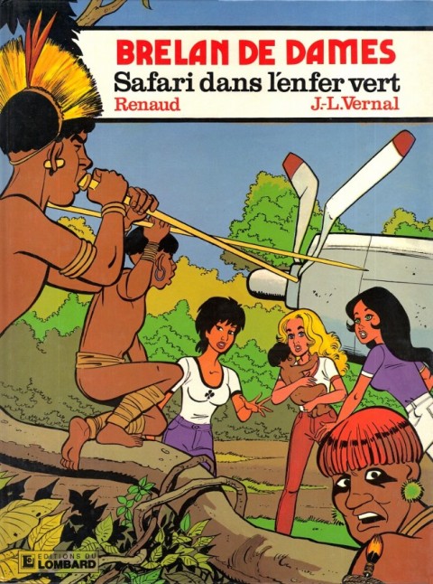 Couverture de l'album Brelan de dames Tome 2 Safari dans l'enfer vert