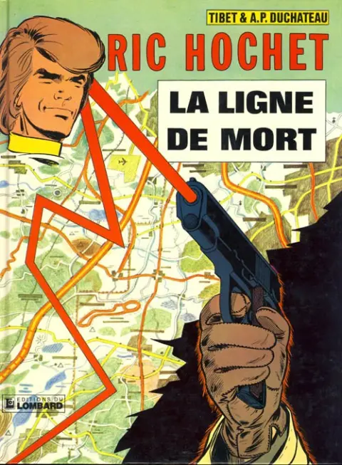 Couverture de l'album Ric Hochet Tome 23 La ligne de mort