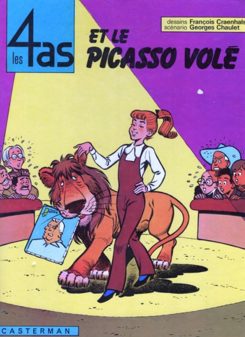 Couverture de l'album Les 4 as Tome 12 Les 4 as et le Picasso volé