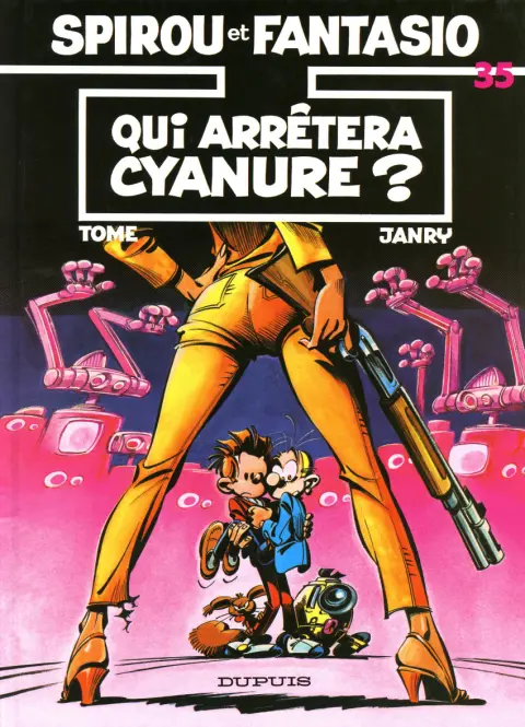 Couverture de l'album Spirou et Fantasio Tome 35 Qui arrêtera Cyanure ?