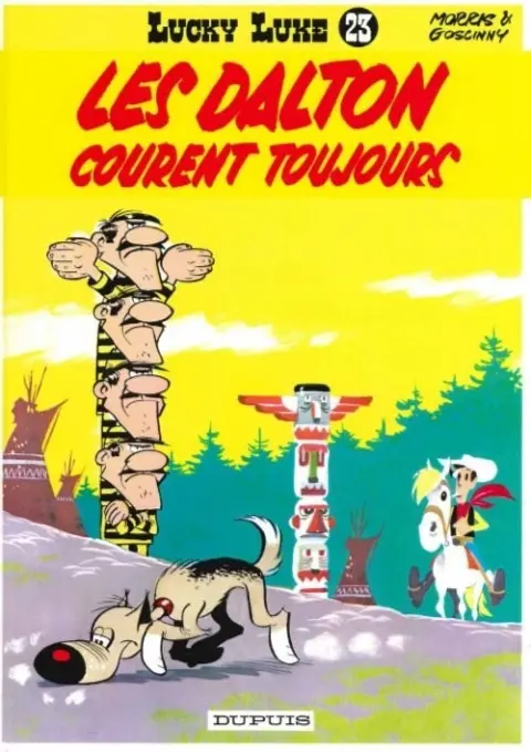 Couverture de l'album Lucky Luke Tome 23 Les Dalton courent toujours