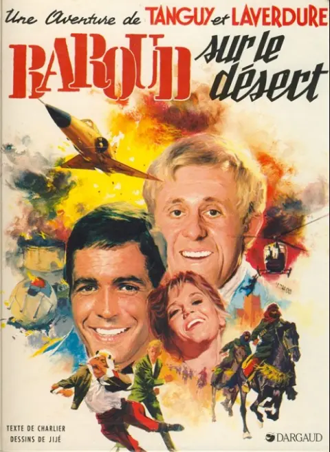 Couverture de l'album Tanguy et Laverdure Tome 14 Baroud sur le désert