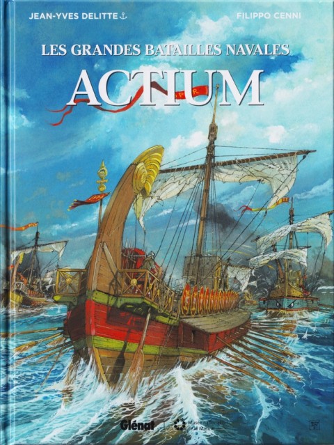 Couverture de l'album Les grandes batailles navales Tome 13 Actium
