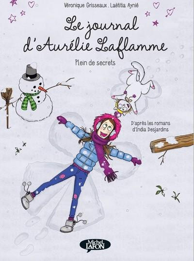Couverture de l'album Le Journal d'Aurélie Laflamme Tome 4 Plein de secrets