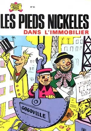 Couverture de l'album Les Pieds Nickelés Tome 61 Les Pieds Nickelés dans l'immobilier