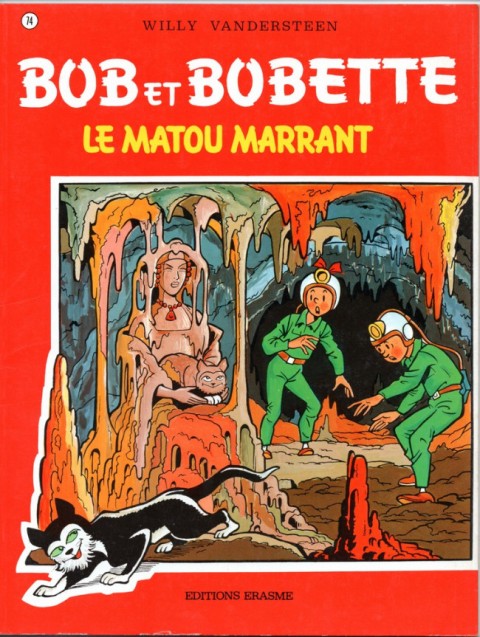 Couverture de l'album Bob et Bobette Tome 74 Le matou marrant