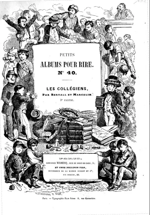 Petits albums pour rire N° 40 Les collégiens 3