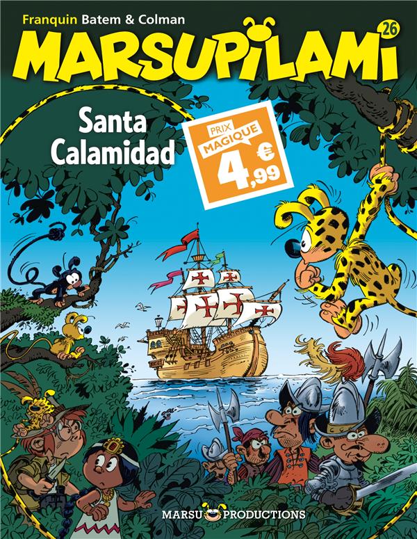 Couverture de l'album Marsupilami Tome 26 Santa Calamidad