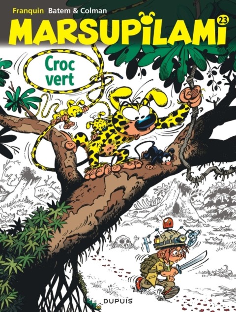 Couverture de l'album Marsupilami Tome 23 Croc vert