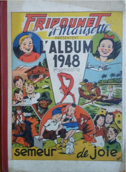 Couverture de l'album Fripounet et Marisette Recueils Album 1948 - 1e semestre (recueil des n°01 à 26)