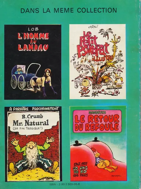 Verso de l'album Le Retour du refoulé