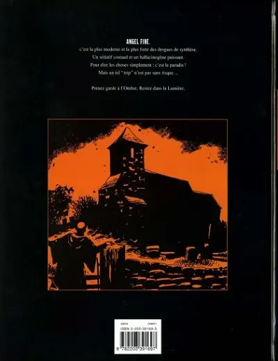 Verso de l'album Angel Fire