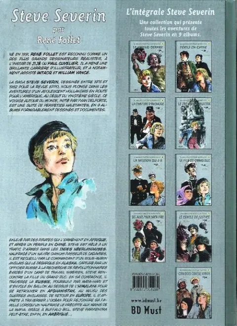 Verso de l'album Les aventures de Steve Severin Tome 4 Le treizième faucon