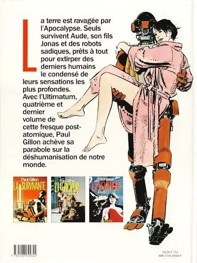 Verso de l'album La Survivante Tome 4 L'ultimatum